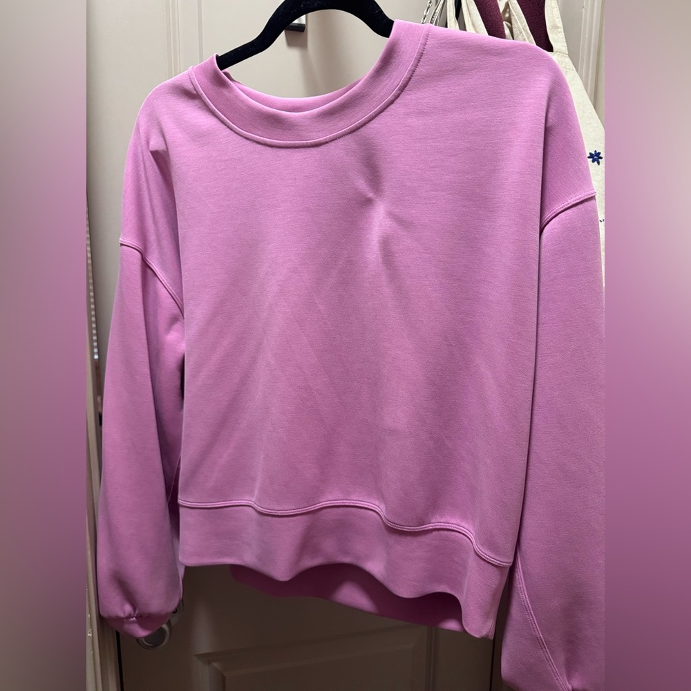 lululemon athletica Pink Crewneck Sweatshirt